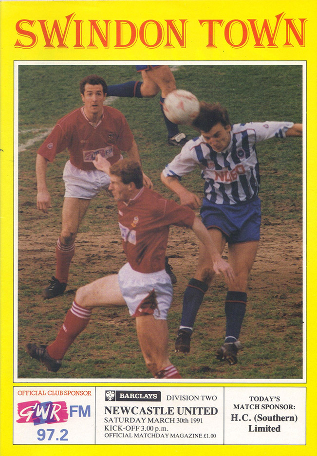 <b>Saturday, March 30, 1991</b><br />vs. Newcastle United (Home)